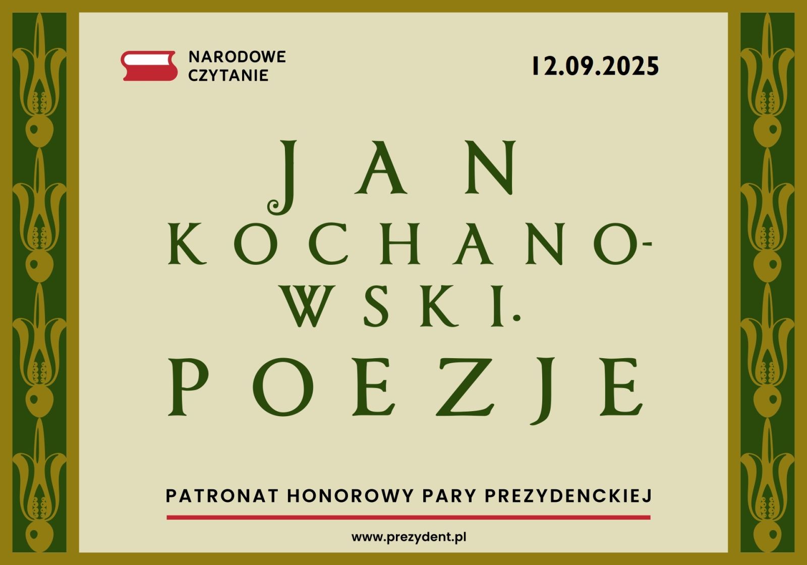 Zdjęcie: Zapraszamy do Narodowego Czytania 2025