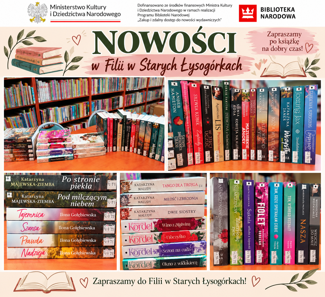 Zdjęcie: Nowości w Filii w Starych Łysogórkach!